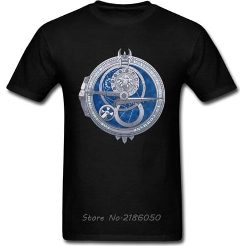 Amulet Of Daylight T-shirt Men Adventure Movie T Shirt Trollhunter Tshirt Cotton Black 3D Anime Top Tee Streetwear Harajuku
