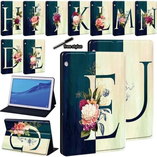 Case for Huawei MediaPad T3 8.0/T3 10 9.6"/ T5 10 10.1" /M5 Lite 10.1"/M5 10.8" PU Leather Shockproof Tablet Protective Case