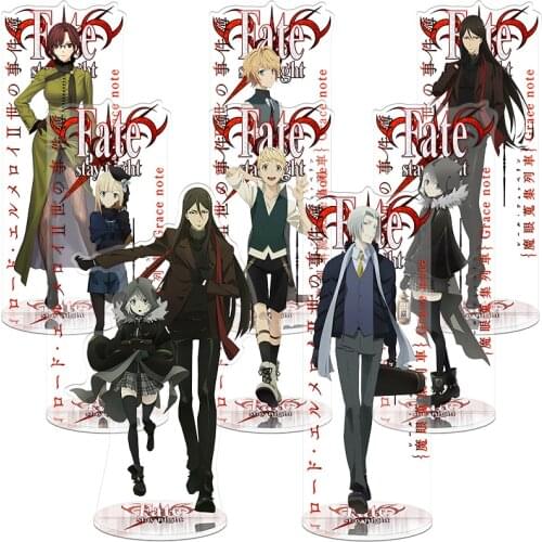 Anime Fate/stay night Lord El-Melloi II Case Files Gray Acrylic Stand Figure Model Plate Display Desktop Decor Accessories Gift