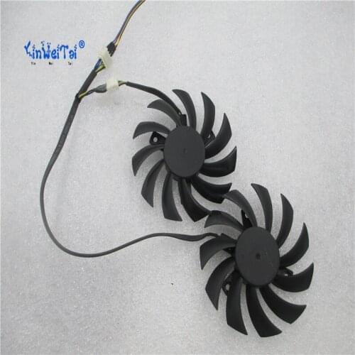 PLD08010S12HH 75mm 12V For Graphics Video Card Twin Frozr II 2 MSI R6790 N560GTX R6850 N460GTX Dual Fan