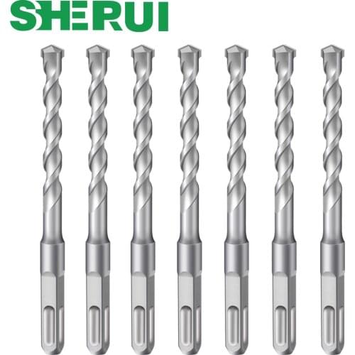 Square handle four pits alloy electric hammer drill concrete through the wall hole impact drill wall hole drill electric hammer