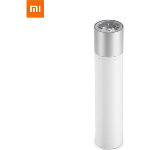 Xiaomi Mijia Electric Torch Luminance Adjustable Modes Rotatable Lamp Head Lithium USB Charging Port Battery 3350mAh Portable