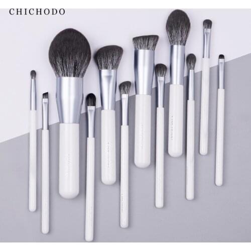 12pcs/set Cloud Makeup brushes Powder sculpting Foundation Highlighter Eyeshadow Make up Brush kit Smudge Crease eyebrow brush
