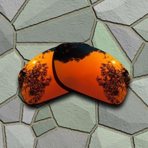 Red Orange Sunglasses Polarized Replacement Lenses for Oakley Valve 2003