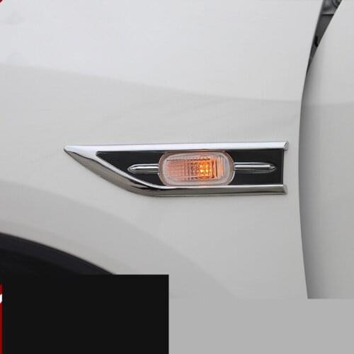 Metal Fender Turning Light Frame Sticker For Honda XRV City Vezel Fit 9/9.5th Accord BB003