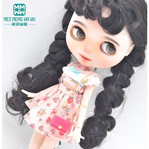 Fashion Candy colors Shoulder bag for 28-30cm Blyth Azone OB23 OB24 Toys doll accessories Girls gift