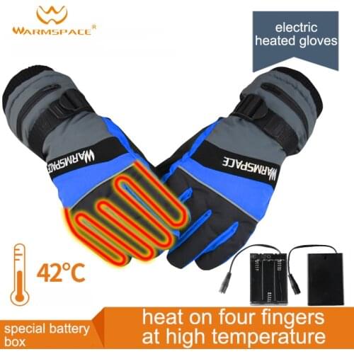Motorcycle Riding Gloves Winter Heating Full Finger Waterproof Motocross Gloves Heated Snowboarding Skiing