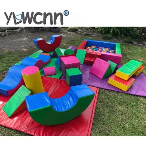Toddler Soft Play sets kids soft play structure INA171077