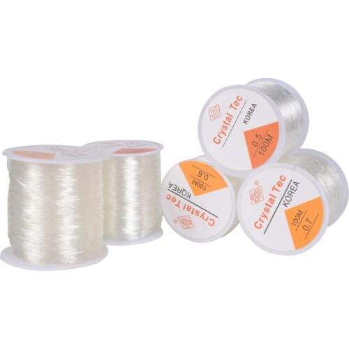 393 Inch/Roll Crystal DIY Beading Stretch Cords Rope Strong Elastic Line Jewelry Making Supplies Necklace Bracelet String Thread