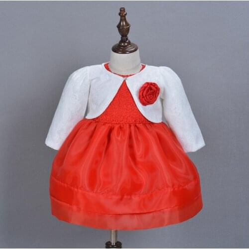 2016 New Baby Girl Dress For Toddler Girl Flower Girls Dresses First Birthday Girl Party Dresses Princess Free Shipping