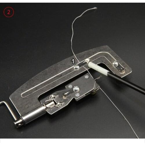 Stainless Steel Semi Automatic Fishing Hook Line Tier Tie Binding Device Tool