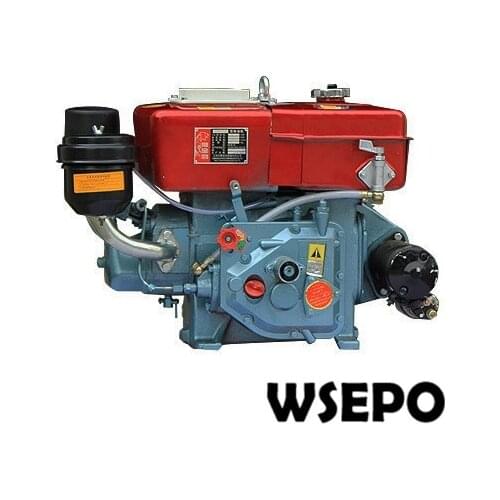 Factory Direct Supply! WSE-R190 10hp E-Start Water Cooled 4-stroke Small Diesel Engine Applied for Generator/Pump/Cultivator