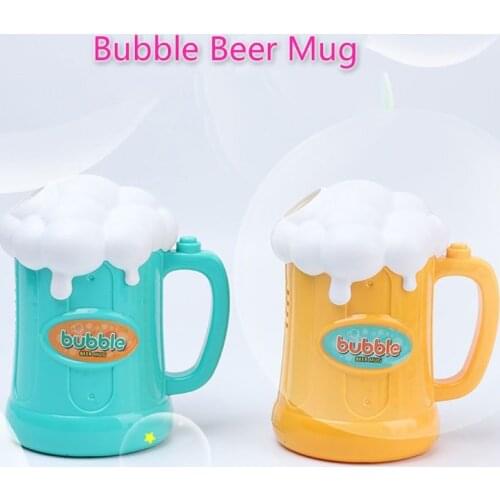 Bubble Machine Baby Kids Toys Beer Mug Musictub Soap Automatic Blow Bubbles Maker Great Gifts for Kids