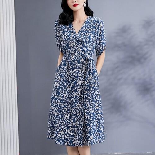 Saier Queen Blue Summer Dresses