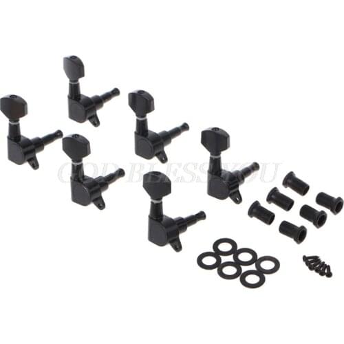 6R Inline Guitar String Tuning Peg Machine Head Tunner Drop Shipping