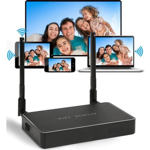 JEDX X10 5.8G/2.4G HD 1080P WiFi Display Receiver DLNA Airplay Mirroring Miracast Working for Windows/ios/android