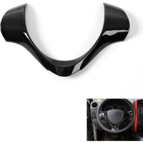 YAQUICKA Auto Car Steering-wheel Steering Wheel Cover Trim Decoration Styling For Jimny 2012-2015 ABS Car-styling Car-covers