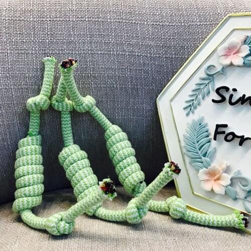 Chew Tooth Cleaning Toy Dog Toys Pets Toys Bite-resistant Toy Cotton Rope Candy Knot Toys For Dogs