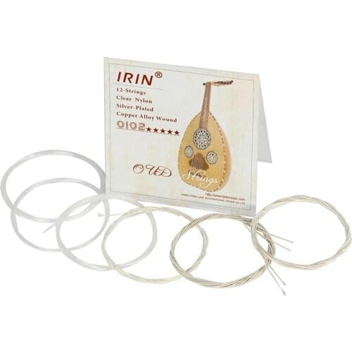 10/11/12 Strings Oud Strings Set (D-A-E-B-F) Clear Nylon Silver-Plated Copper Alloy Wound Guitar Accessories
