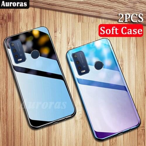 Auroras 2 Pcs For Wiko Power U30 Case Transparent Clear Water Soft Phone Cover For Wiko Power U30 Clear Phone Cases