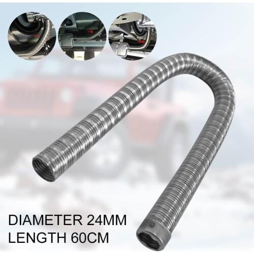 Stainless Steel Car D-iesel Heater Duct Pipe Aluminum Warm Air Ducting Hose Parking Heater Accessories Diesel Gas Vent Hose