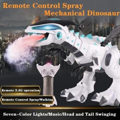Large Wing Mechanical Dinosaur Electronic Walking Music Light Animal Model Dinosaur Robot Pterodactyl Kids Toy