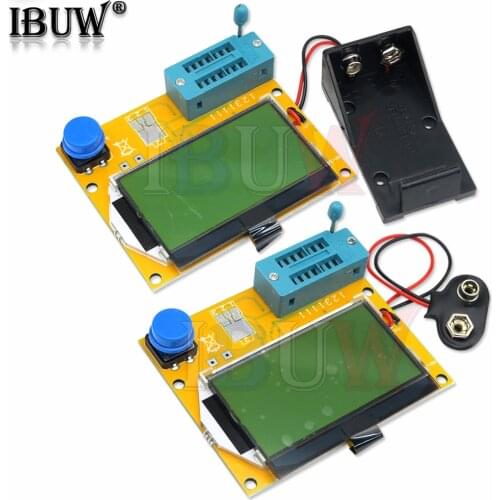 LCR-T4 LCD Digital Transistor Tester Meter Diode Triode Capacitance ESR Meter M328 Battery For MOSFET/JFET/PNP/NPN L/C/R1