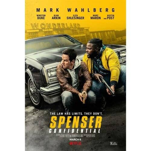 D0599 Spenser Confidential Movie Silk Fabric Poster Art Decor Indoor Painting Gift