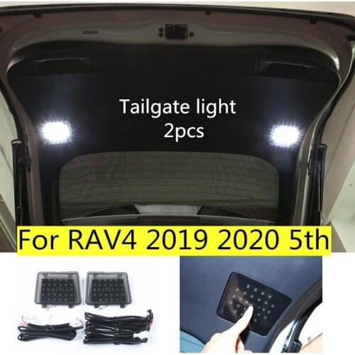 For Toyota RAV4 2019 2020 5th LED Car Tail Light Trunk Light Tailgate Lamp Suitcase Light