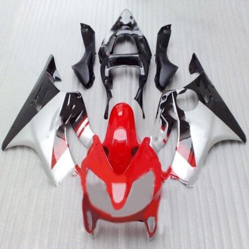 Dor-For CBR 600 F4i 2001 2002 2003 CBR600 F4i 01 02 03 CBR 600F4i ABS Plastic Body Fairing Set red black Injection Molding