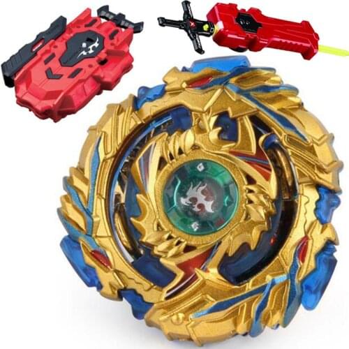 Spinning Top Burst Toys Arena With Launcher and Box Spinning Top Metal Fusion God Spinning Top Bey Toy Blade Blades
