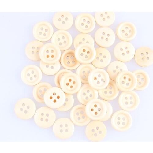Round log 2/4Hole Wooden Buttons Mixed DIY Decor Child Clothing Sewing Buttons Crafts Scrapbooking Accessories Decorativos E