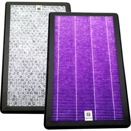 Heap Filter For Sharp Air Purifier KC-D50-W,KC-E50,KC-F50,KC-D40E Heap Filter 40*22*2.8 cm / Actived Carbon Filter 40*22*0.8cm