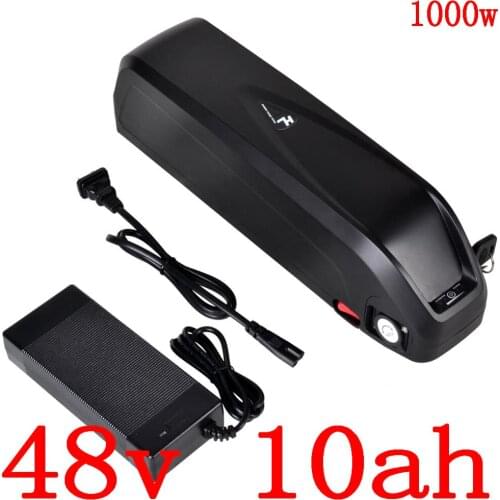 Free customs tax 48V electric bike battery 48V 10AH 500W 750W 1000W 48V ebike scooter battery 48v 13ah Lithium ion battery