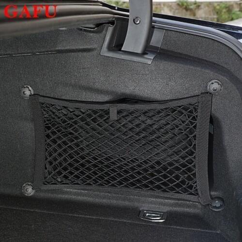 Car Side Trunk Rear Cargo Organizer Storage Mesh For Nissan X-Trail XTrail ROGUE T32 T33 T31 Elastic Mesh Net Bag Luggage
