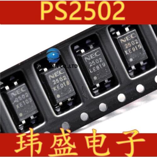 10PCS Light coupling PS2502L-1 PS2502-1 SOP4 PS2502 in stock 100% new and original
