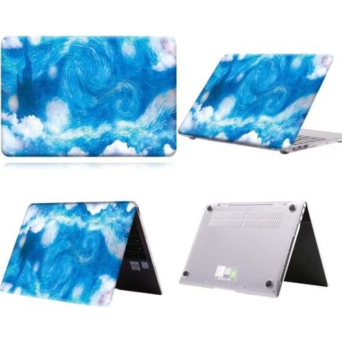 Light Sky Paint Anti-slip Laptop Case For MateBook 13/13 AMD Ryzen/14/D14/D15/X 2020/X Pro/Pro 16.1/Honor MagicBook 14/15