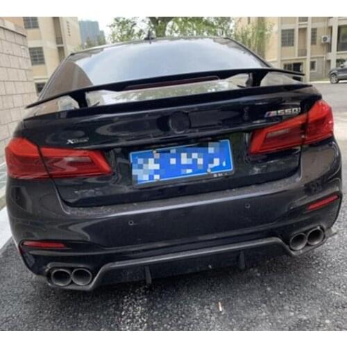 CEYUSOT For Universal WING Spoiler NEW BMW 5 Series E60 F10 G30 ABS Car Trunk Boot Rear Lip Tail FIN Accessories Refit Body Kit
