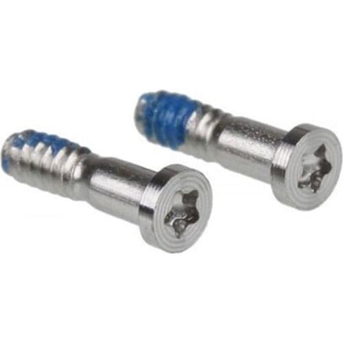 100PCS New Back Cover Screw for iPhone 12 11 X XR XS 8 7 6s 6 plus 5s Pentalobe Dock Connector Bottom Screws Repair Replacement