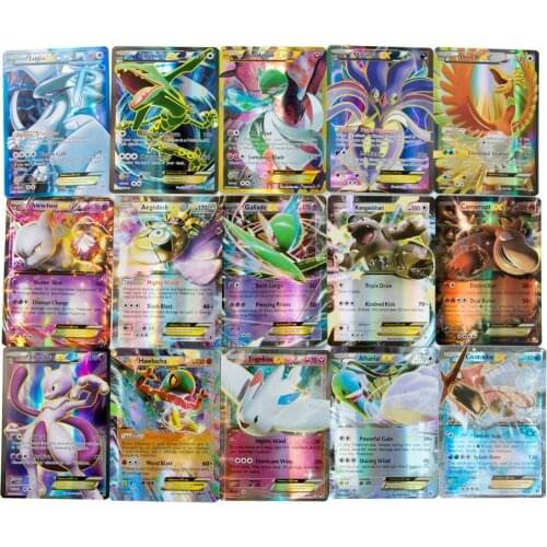 100PCS Pokémon new English boost pokemon Shiny version card 100 Pack Game Card Collection