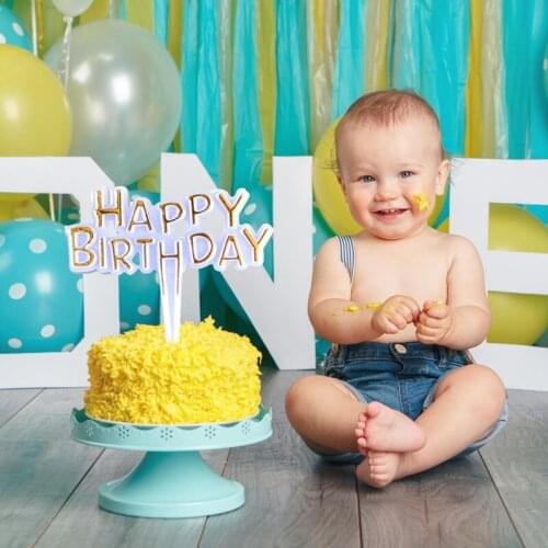 100 Pieces Happy Birthday Plasitc Cake Decoration Card Cake Topper Baking Cake Plugin Birthday Party Decoration