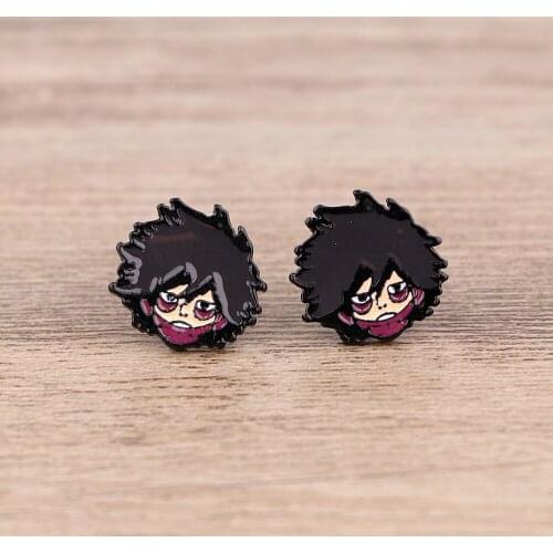 BG1144 New Funny Anime Figure Stud Earrings For Women Stainless Steel Pierce Korea Earrings Cute Enamel Jewelry Girls for Gifts
