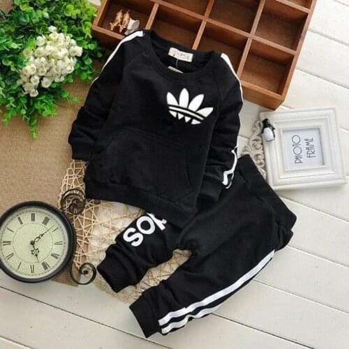 Brand Baby Boy Clothes Suits Autumn Sport Baby Girl Boy Clothing Sets Child Suit Sweatshirts+Sports pants Spring Kids Set