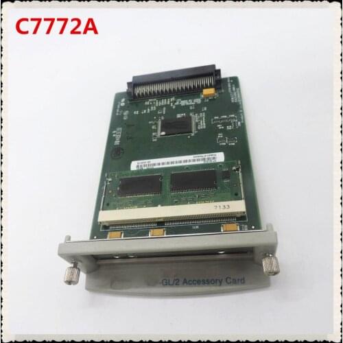 C7772A For Designjet 500 plus GL2 Card Formatter Board Card +128M Fixes 05:09 05:10 ink plotter printhead board printer parts