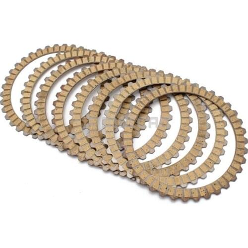 8pcs Motorcycle Friction Clutch Plates for Harley Daviason XL883 XLH883 Sportster 883 XL1200 XLH1200 X48 Dyna FLHT FXRS