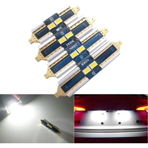 2x C5w Led 31mm 36mm 39mm 42mm Car Interior Lights For Audi A1 A3 8l 8p 8v A4 B6 B7 B8 B9 A5 A6 4f C5 C6 C7 A7 Q3 Q5 Q7 Tt Mk1