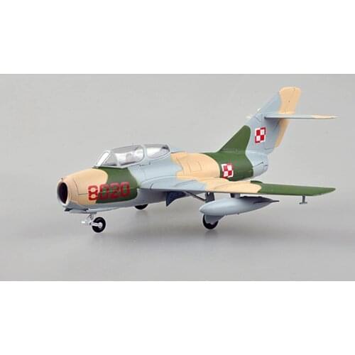 Easy Model 37139 1/72 MIG-15UTI Polish Air Force Plane Warcraft Aircraft Model TH07361-SMT6