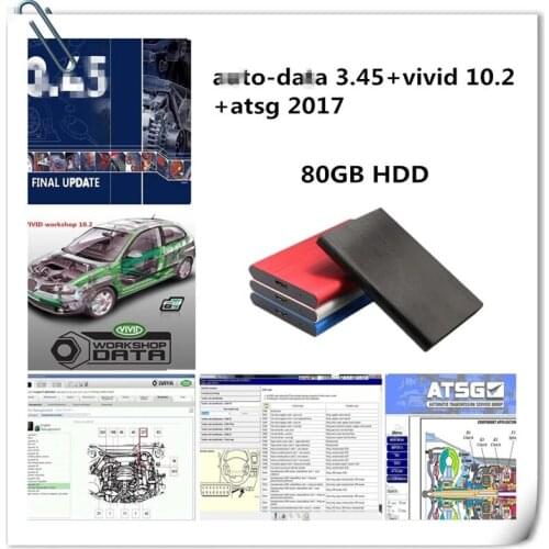 2021 Hot selling auto repair software Latest version auto---data 3.45 version vivid workshop and atsg for repair soft-ware