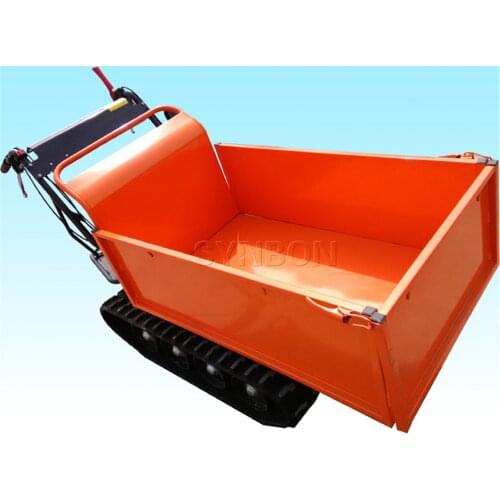 New CE Crawler Dump truck Telescopic Carriage Mini transporter Trolley 500kg