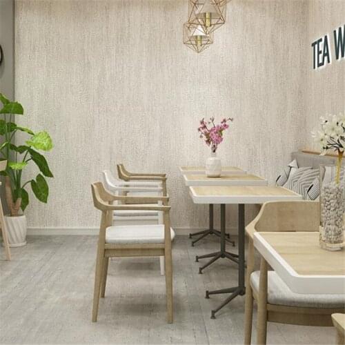 New Nordic style modern minimalist pure color white wallpaper living room bedroom tea shop wallpaper clothing store dedicated